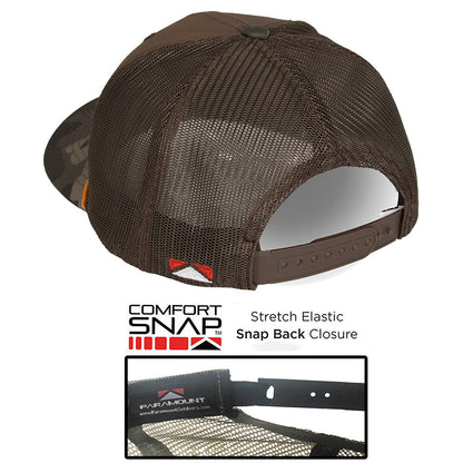 Wood Duck 6-Panel Structured Mesh Back Hat