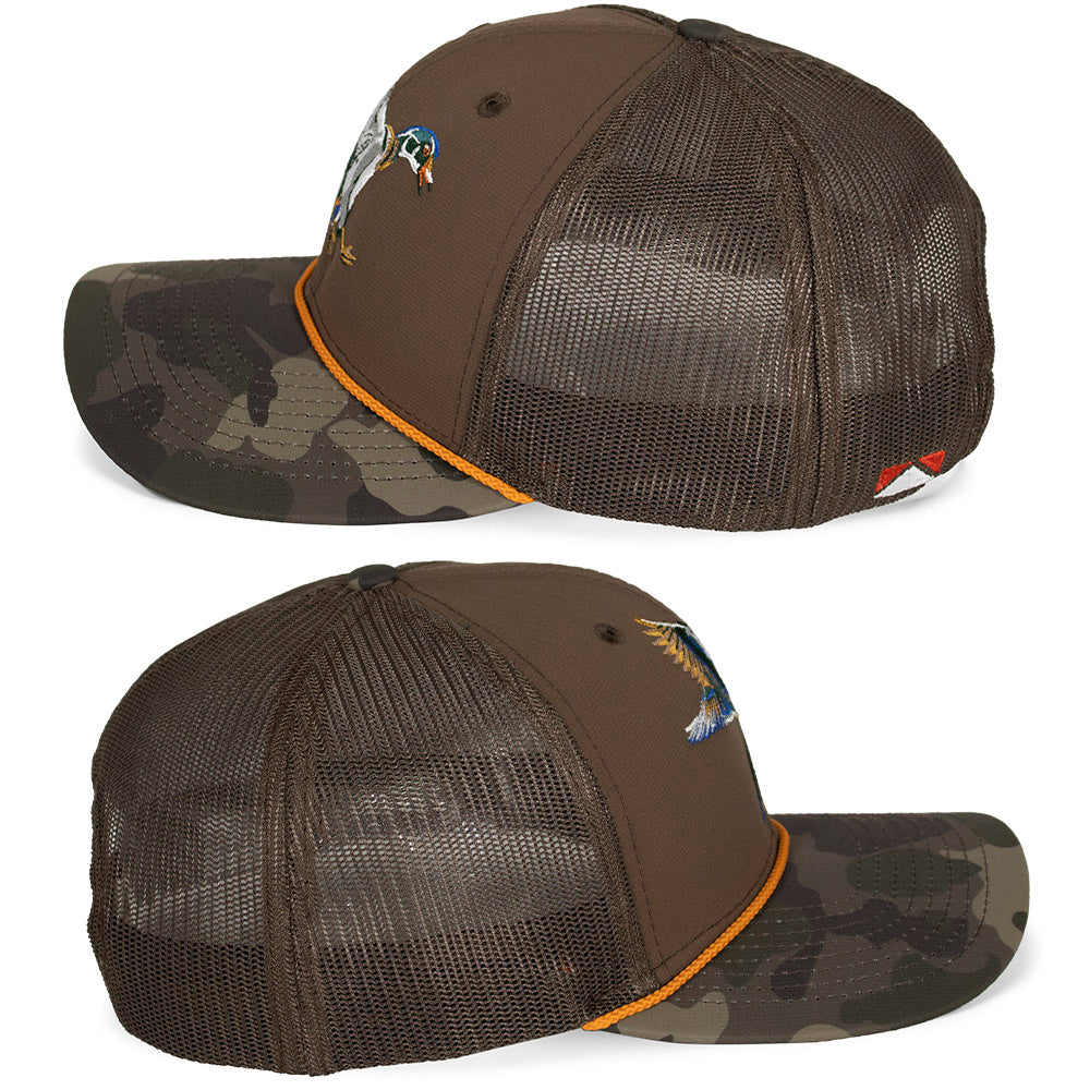 Wood Duck 6-Panel Structured Mesh Back Hat