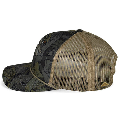 Pintail Pair Duck Hat Waterfowl Print 6-Panel Rope Cap