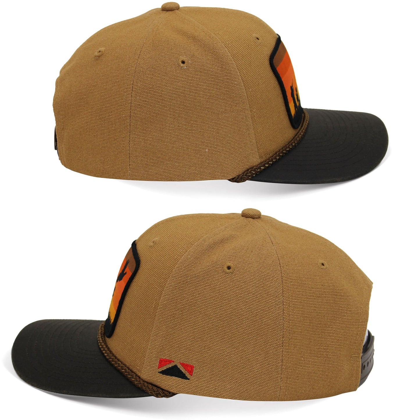 Canvas Upland Flush Patch Hat with Wax Cloth Visor