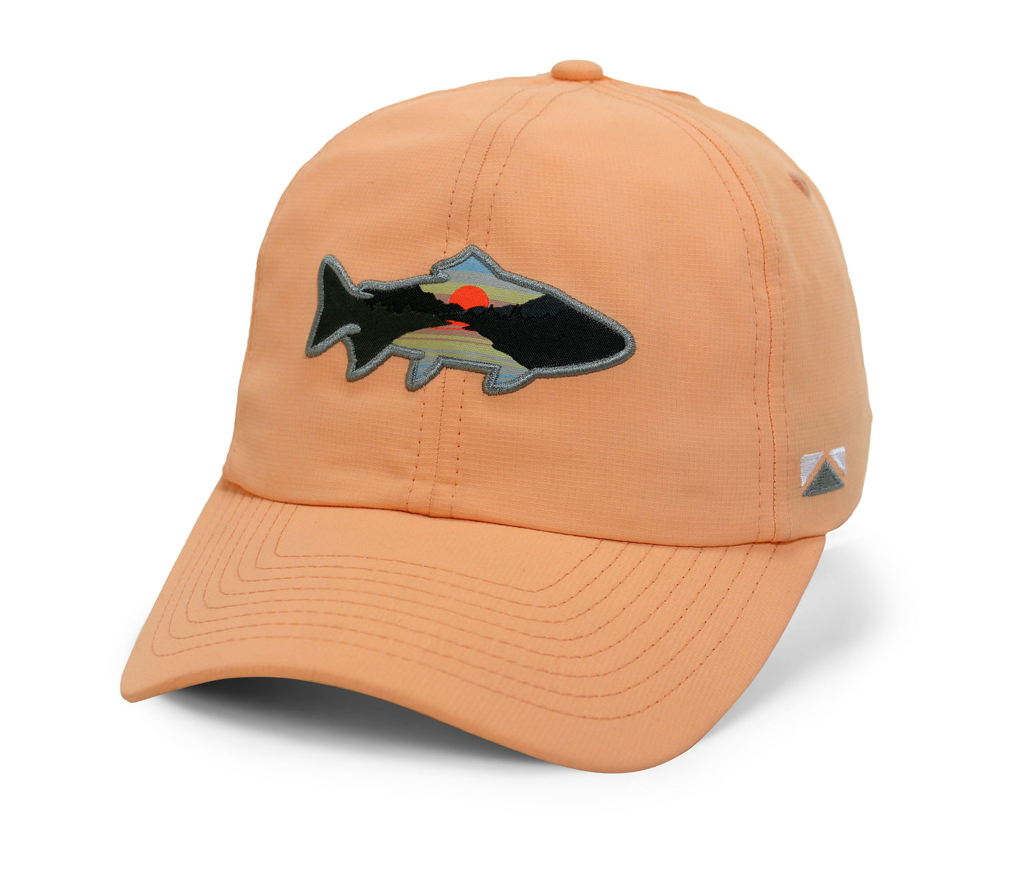 Women's SUNSET TROUT 6-Panel Ponytail Cap