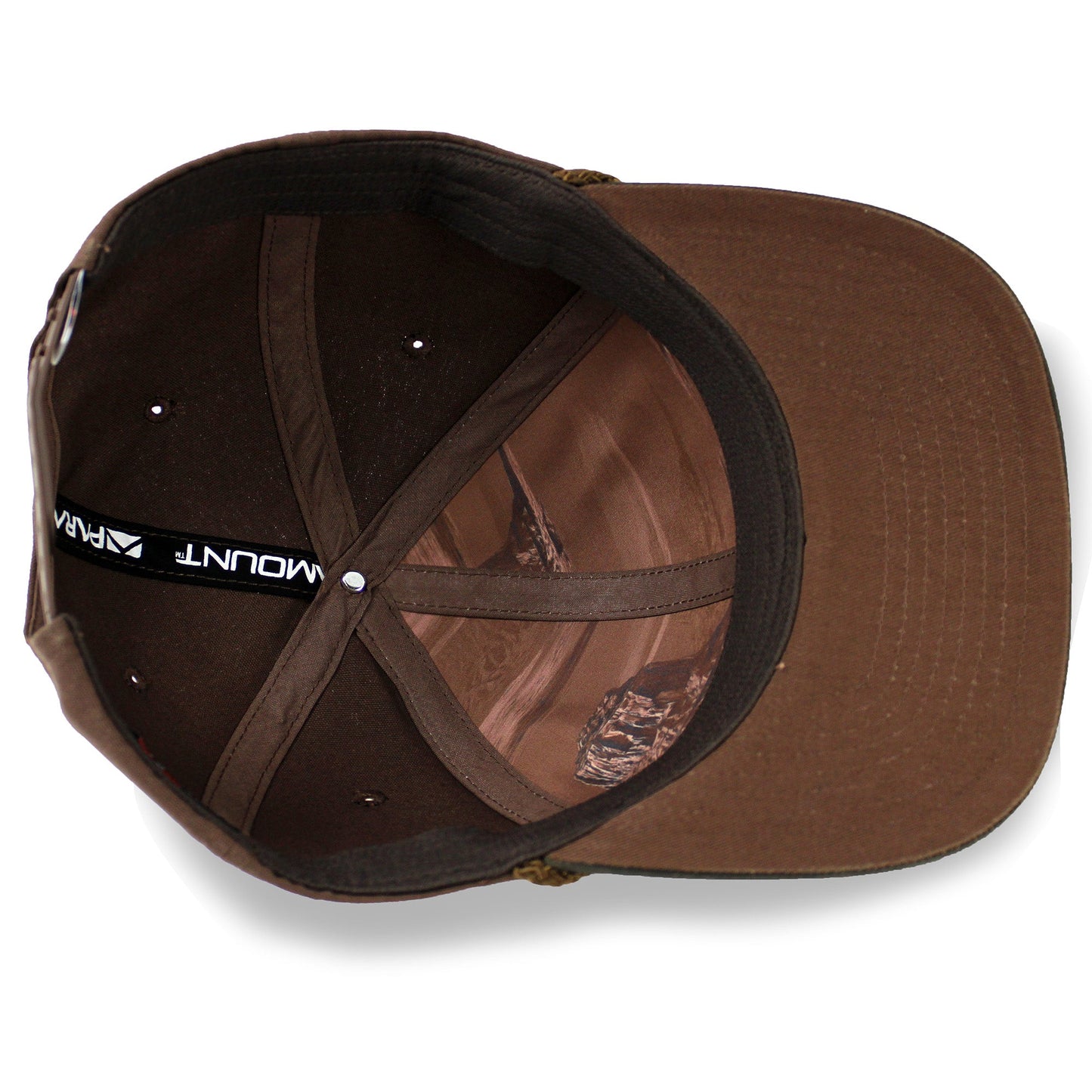 Longhorn 6-Panel Hat with Wax Cloth Visor