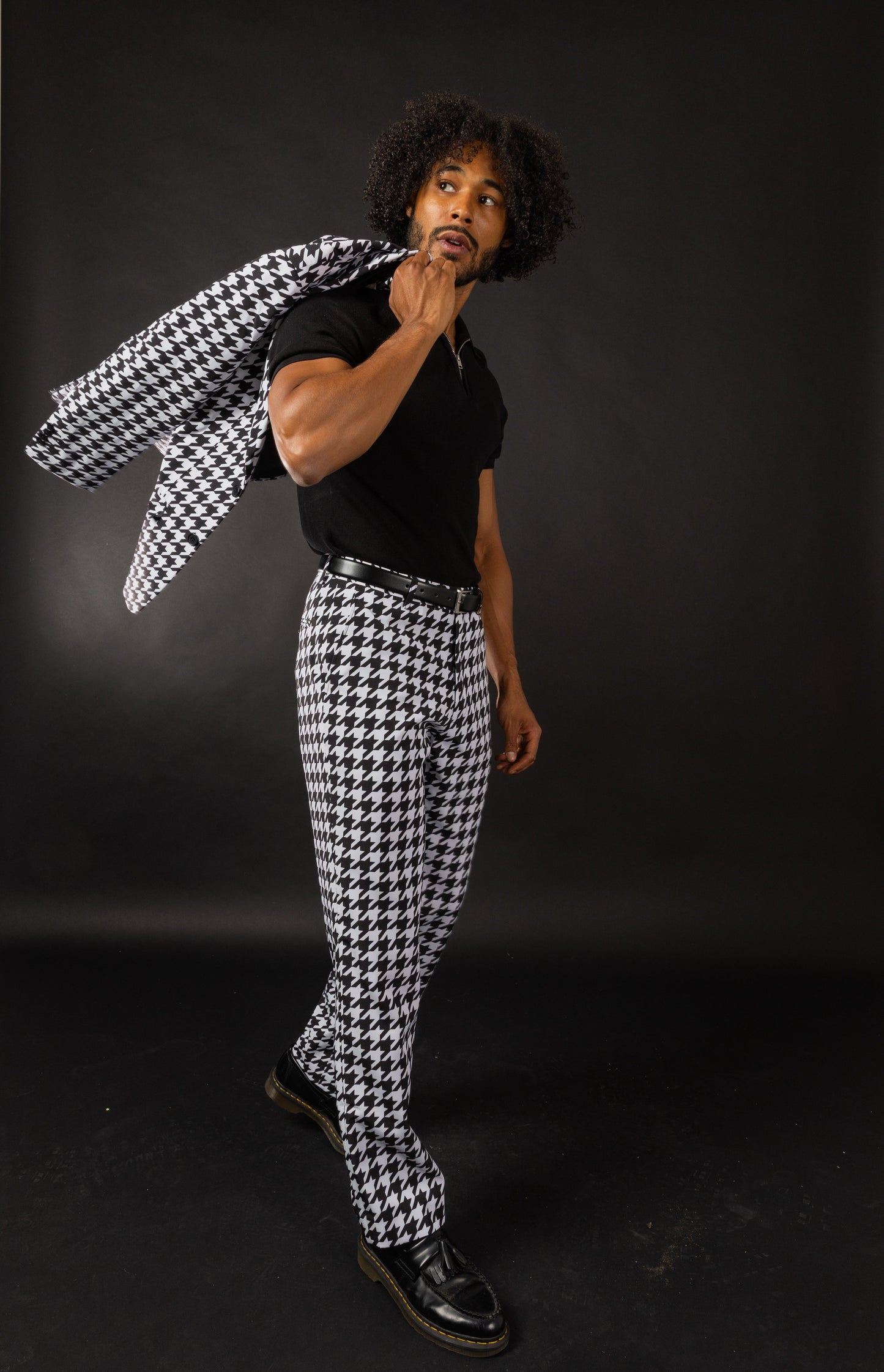 The Sophistication | Houndstooth Suit Pants