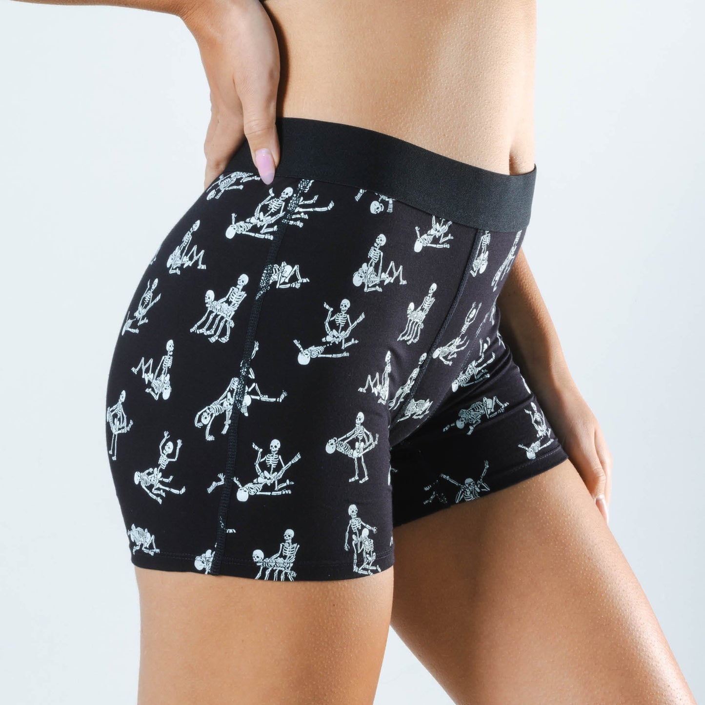 The Bare Back Bones | Glow in the Dark Skeletons Women’s Boxers