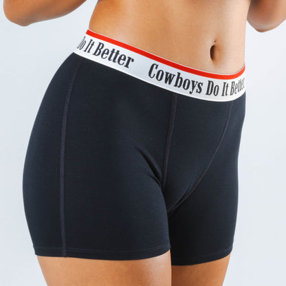 The Cowboys Do It Better | Black Shinesty x Diamond Cross Ranch Women’s Boxers