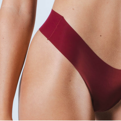 The Sommelier | Burgundy Seamless Thong