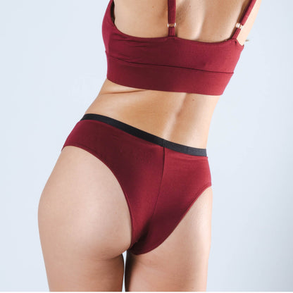 The Sommelier | Burgundy Cheeky Underwear