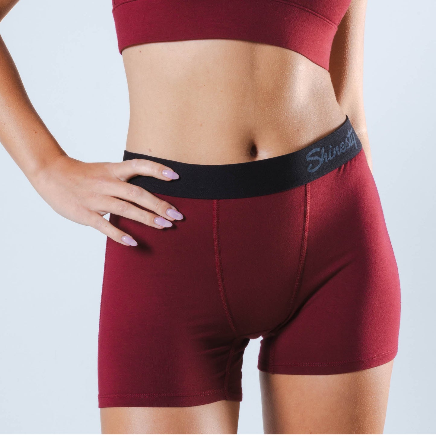 The Sommelier | Burgundy Women’s Boxers