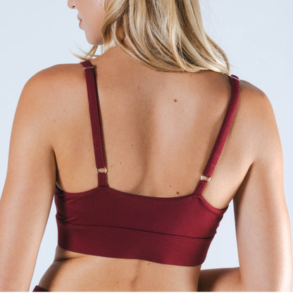 The Sommelier | Burgundy Bralette