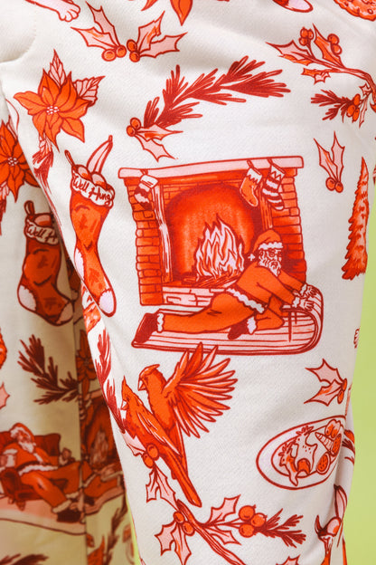 The Santa Slays | Christmas Toile Pajamaralls®