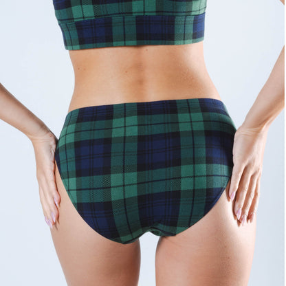 The Black Watch | Tartan Plaid Modal Bikini Underwear