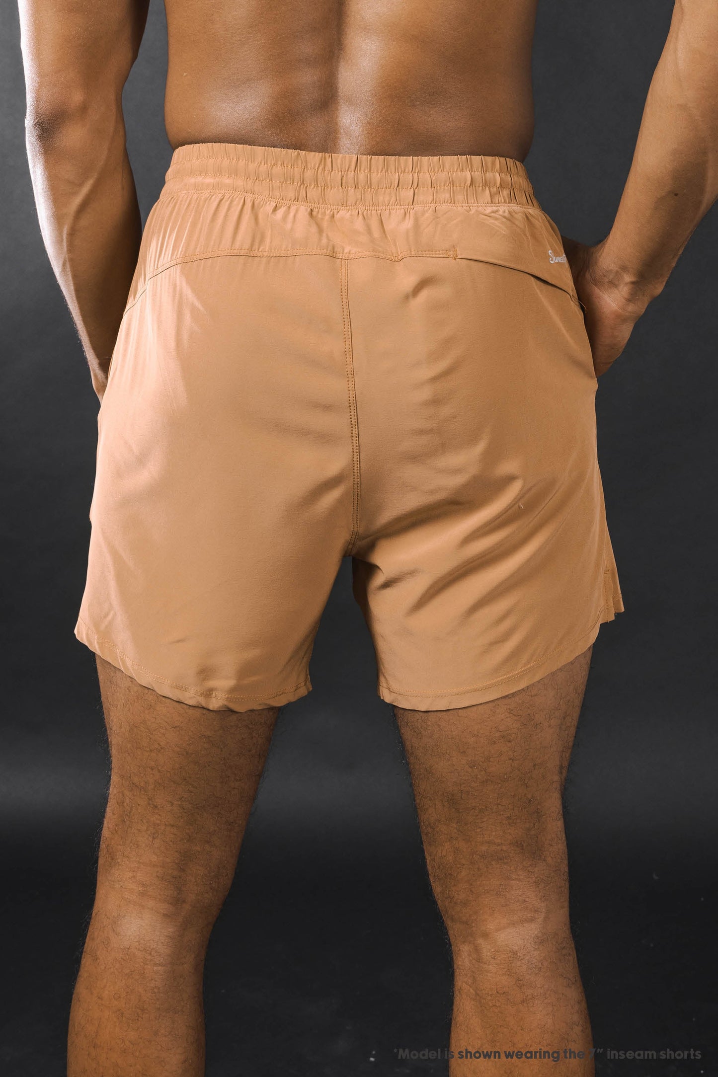 The Casual Thigh Day | Khaki Aztec Ball Hammock® 5 Inch Athletic Shorts