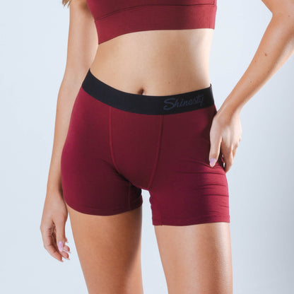 The Sommelier | Burgundy Women’s Boxers