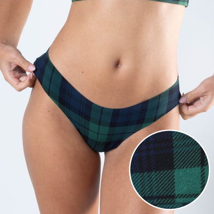 The Black Watch | Tartan Plaid Seamless Thong