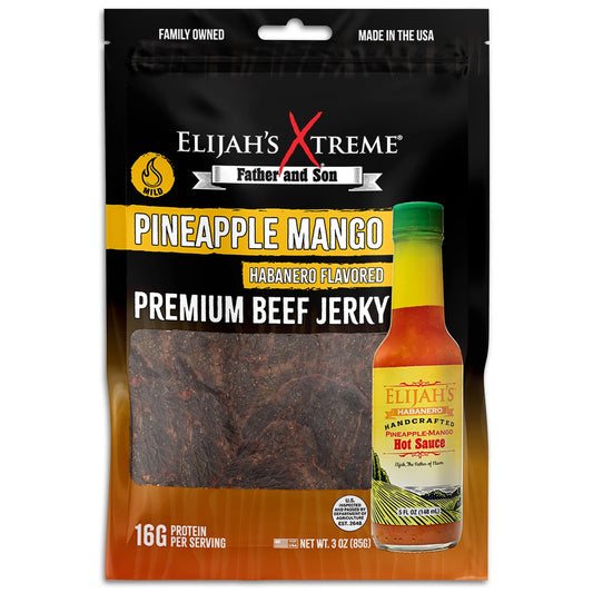 Pineapple-Mango Habanero Beef Jerky