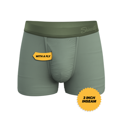 The Manzanilla | Olive Green Ball Hammock® Pouch Trunks Underwear