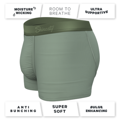 The Manzanilla | Olive Green Ball Hammock® Pouch Trunks Underwear