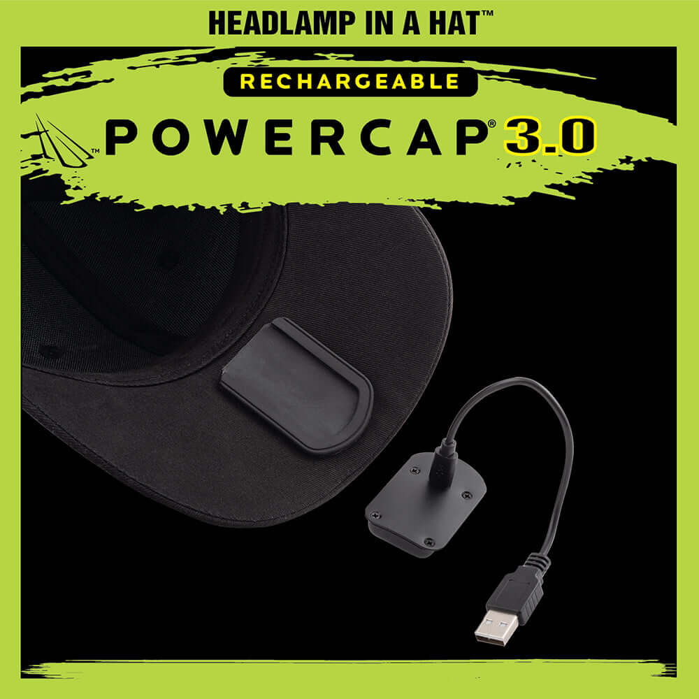 POWERCAP 3.0 LED Lighted Rechargeable Headlamp 4-Pack Hats