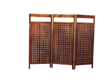 Redwood 3 Panel Room Divider Privacy Screen