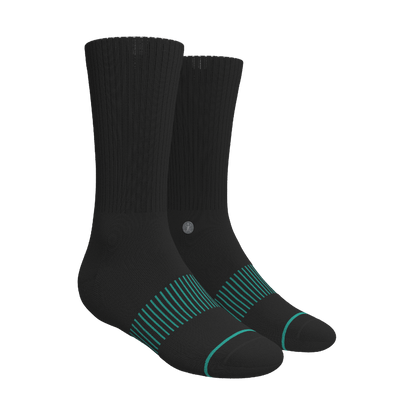 Versatile Solids Mix Pack | Blue Tri Color Block and Solids Heel Hammock™ Crew Socks 3 Pack