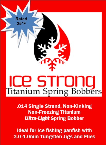 ULTRA-LIGHT Ice Strong Titanium Spring Bobber