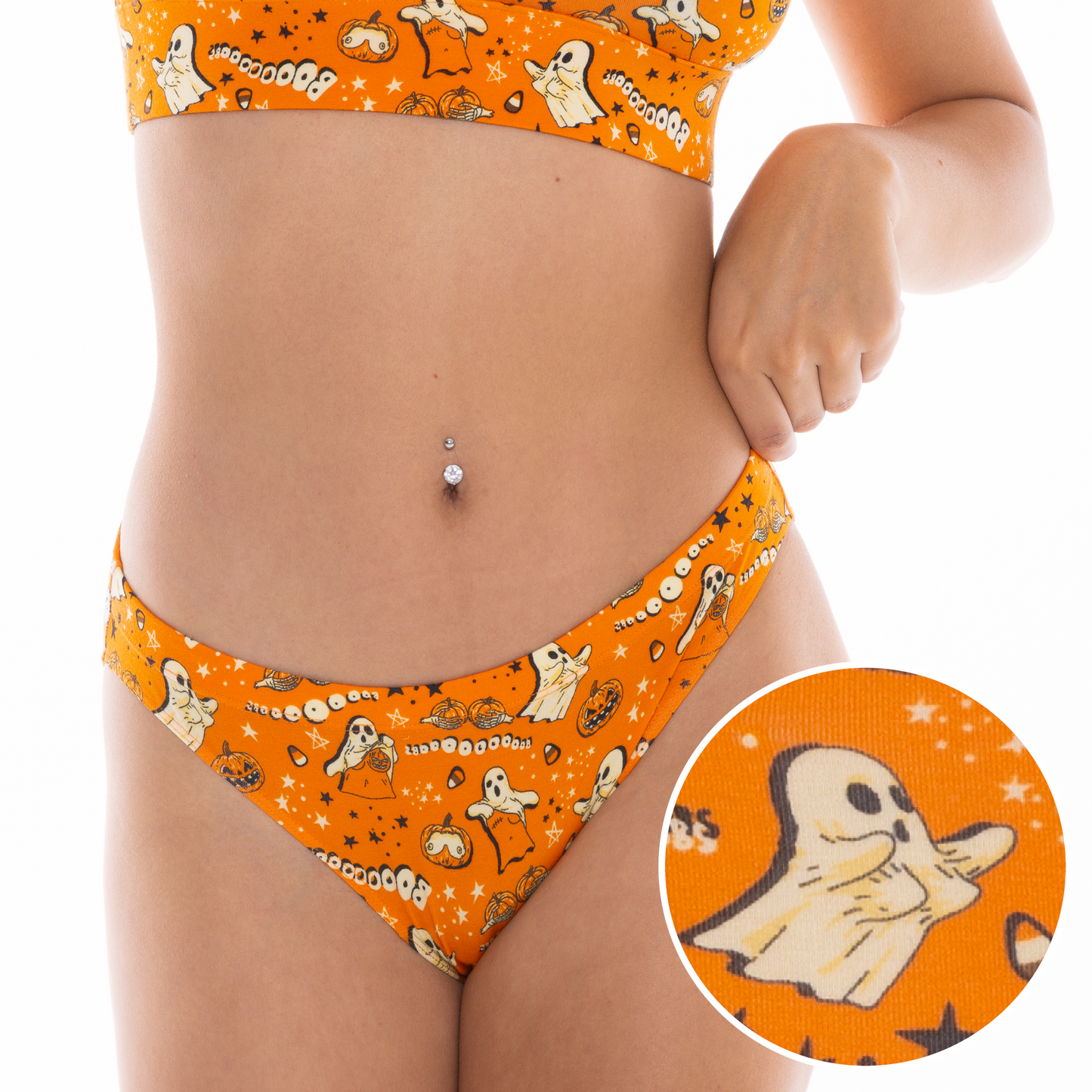 The Paranormal Entitty | Ghost Busts Modal Bikini Underwear