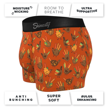 The Party Fowl | Thanksgiving Turkey Ball Hammock® Pouch Trunks Underwear