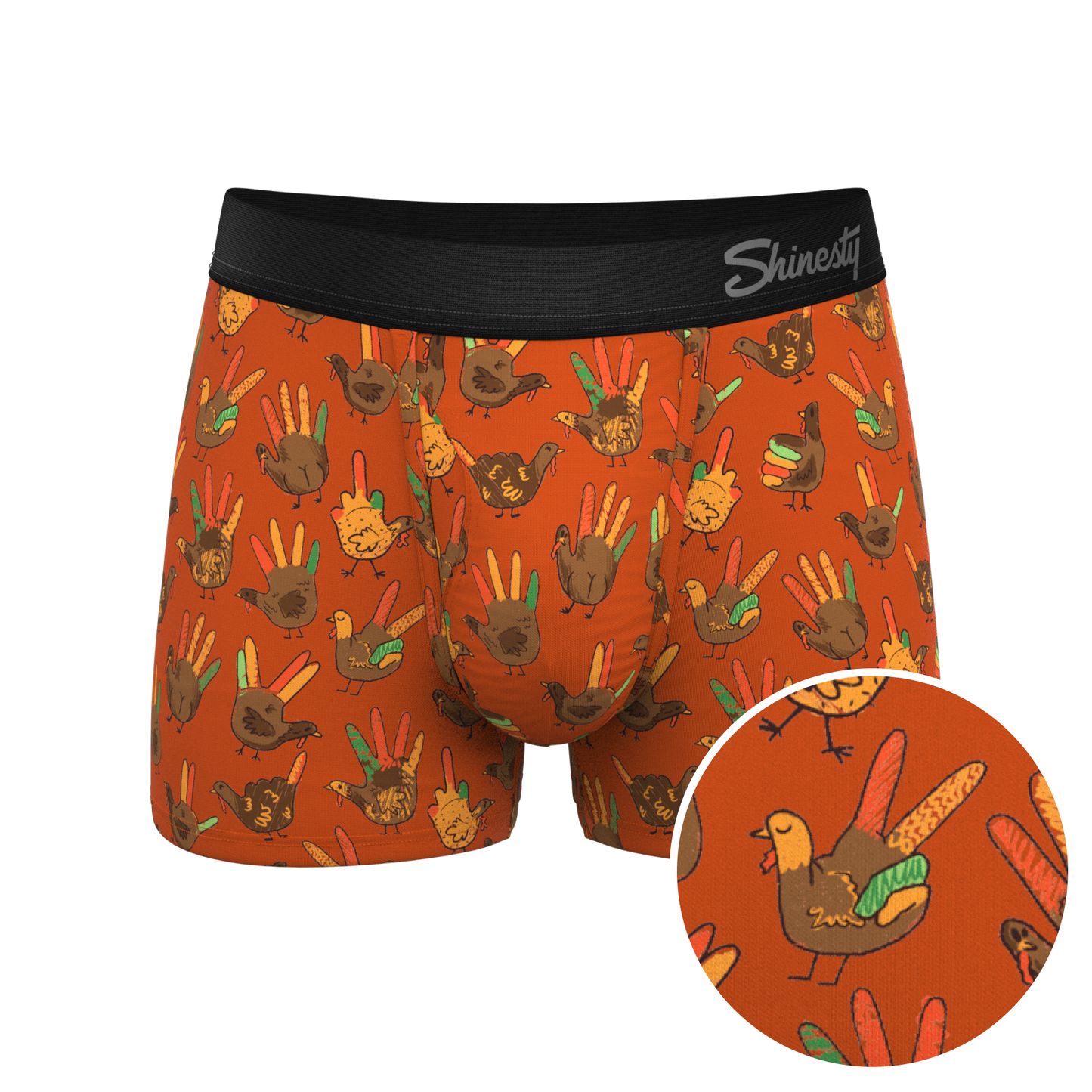 The Party Fowl | Thanksgiving Turkey Ball Hammock® Pouch Trunks Underwear