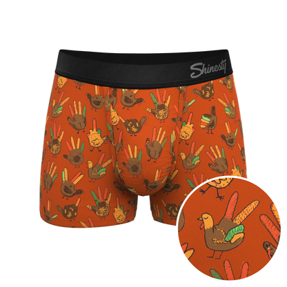 The Party Fowl | Thanksgiving Turkey Ball Hammock® Pouch Trunks Underwear