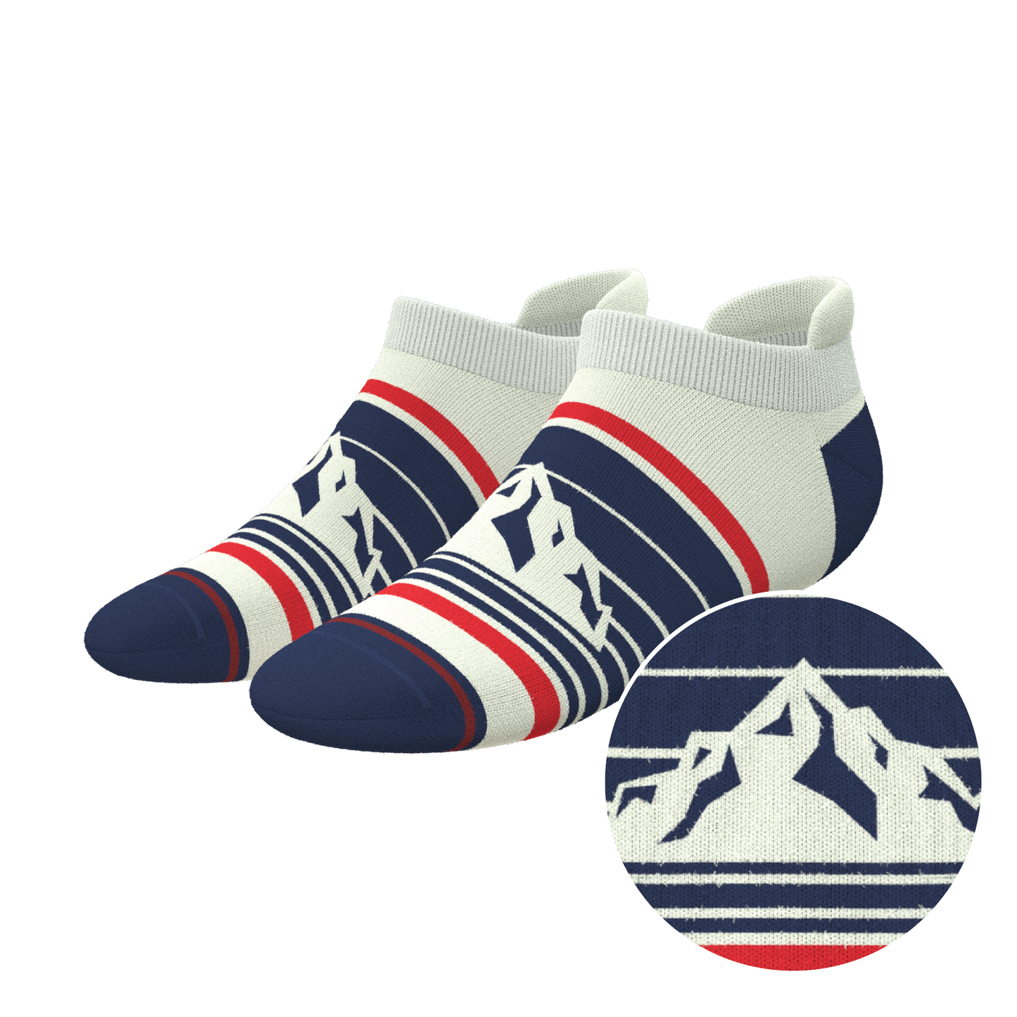 The Peaks | Mountain Heel Hammock™ Ankle Socks