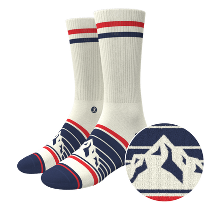 The Peaks | Mountain Heel Hammock™ Crew Socks