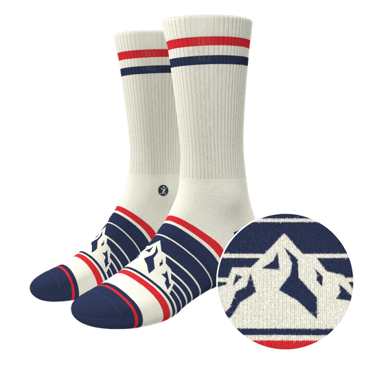 The Peaks | Mountain Heel Hammock™ Crew Socks