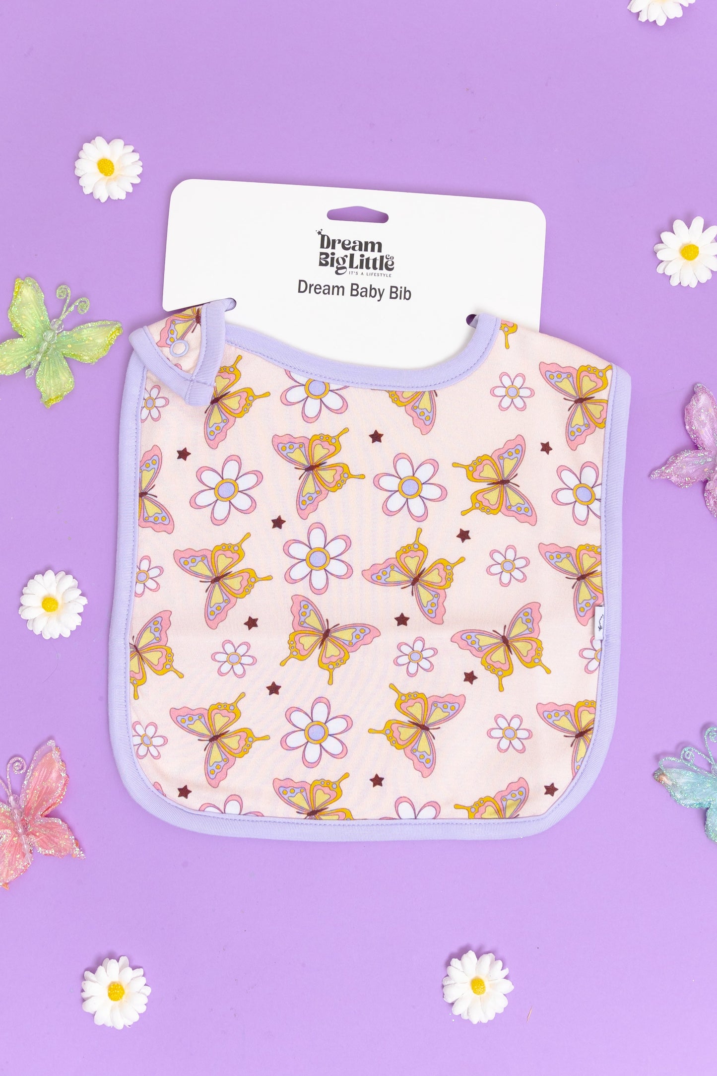 BLOSSOMIN' BUTTERFLY DREAM BABY BIB