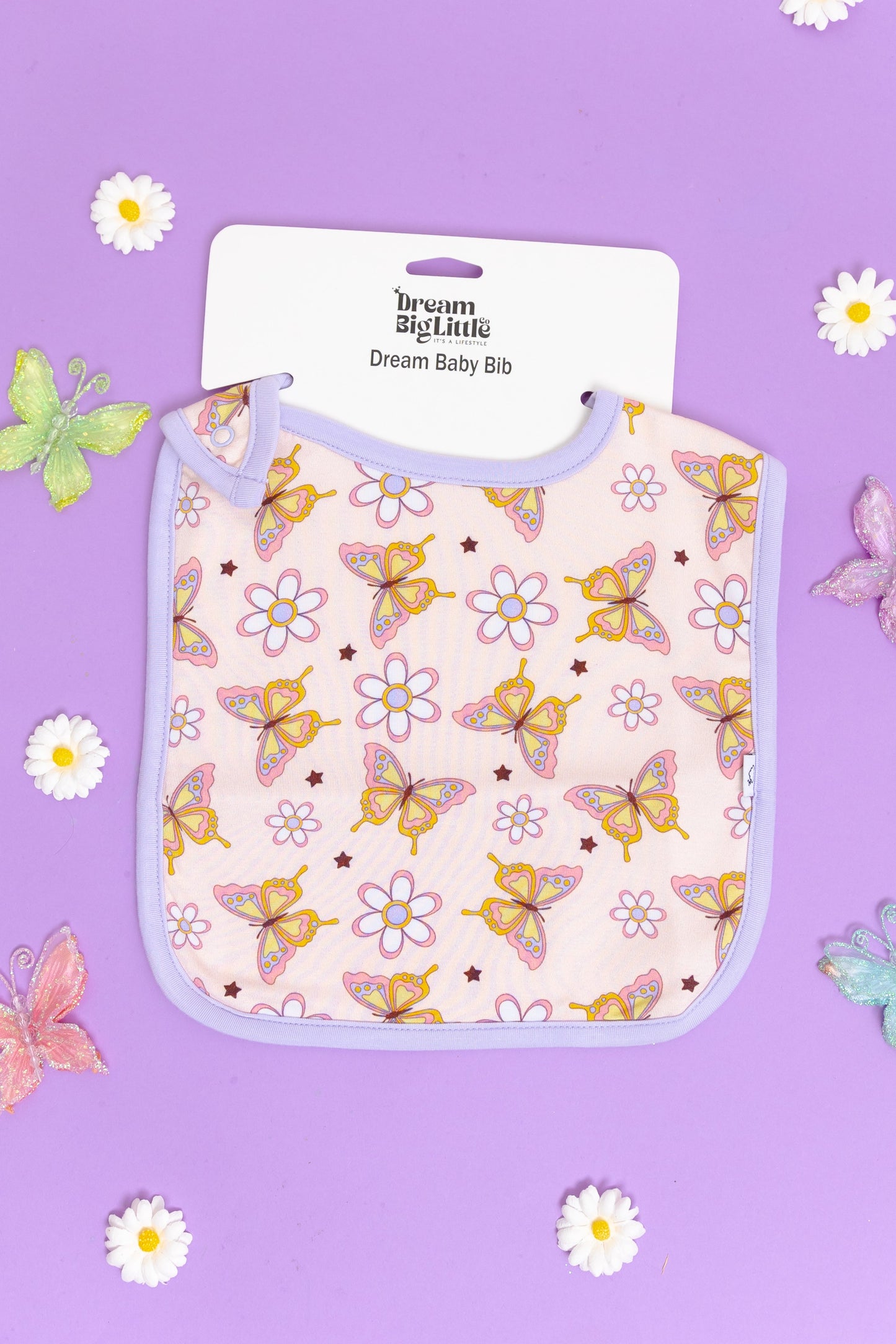 BLOSSOMIN' BUTTERFLY DREAM BABY BIB