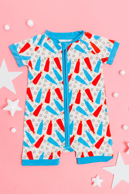 BURSTING RED WHITE & BLUE DREAM SHORTIE