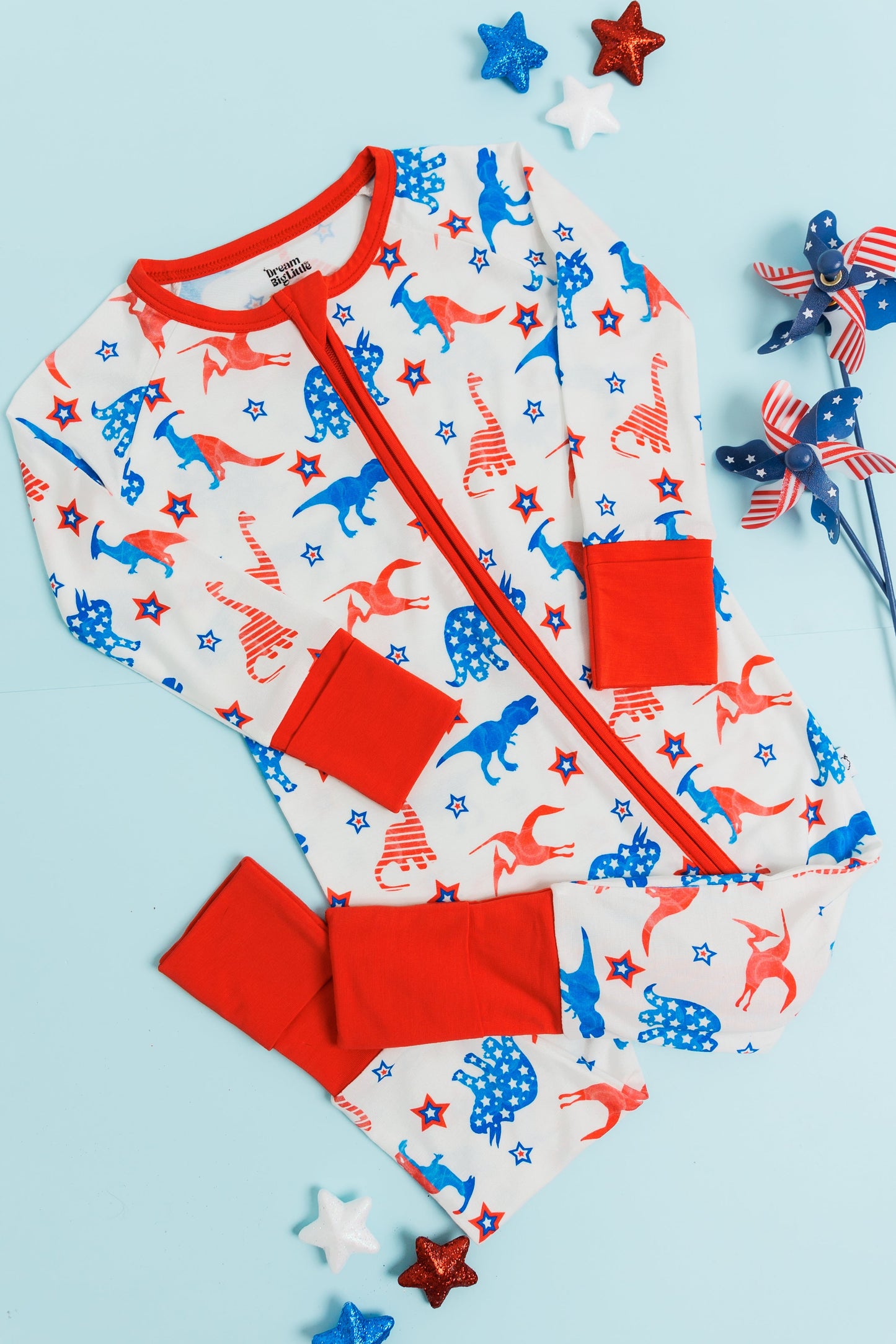 LET FREEDOM RAWR DREAM ROMPER