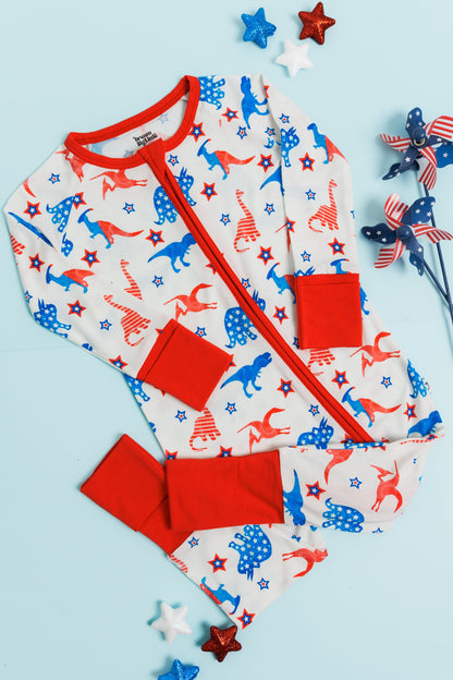 LET FREEDOM RAWR DREAM ROMPER