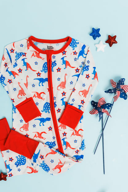 LET FREEDOM RAWR DREAM ROMPER