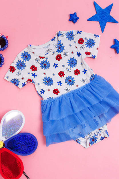 EXCLUSIVE FREEDOM BLOOMS DREAM TUTU BODYSUIT DRESS