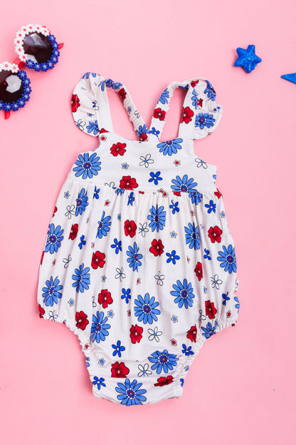 EXCLUSIVE FREEDOM BLOOMS DREAM BUBBLE ROMPER