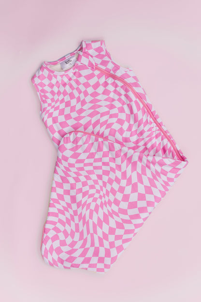 BUBBLEGUM WAVY CHECKERS DREAM SLEEP SACK