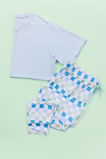 HIGH TIDE CHECKERS MEN'S DREAM JOGGER SET