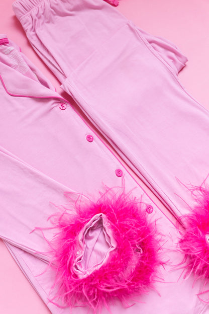 BUBBLEGUM FEATHERED WOMEN'S DREAM SET