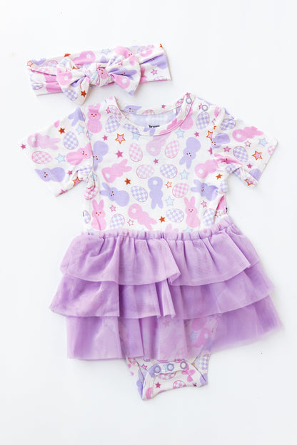 COTTON TAIL CUTIE DREAM TUTU BODYSUIT DRESS