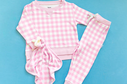 TAFFY PINK GINGHAM DREAM PULLOVER