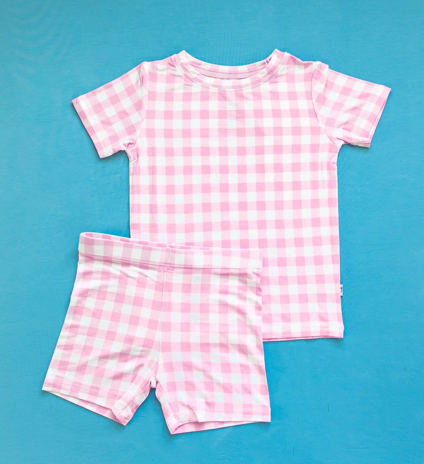 TAFFY PINK GINGHAM DREAM SHORT SET