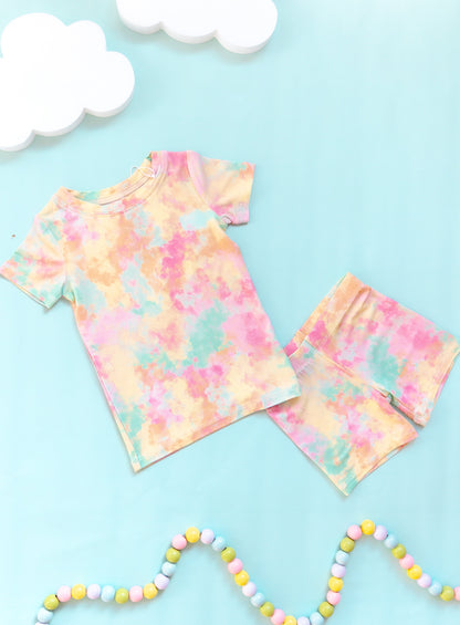 RAINBOW CLOUDS DREAM SHORT SET