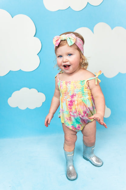 RAINBOW CLOUDS DREAM BUBBLE ROMPER