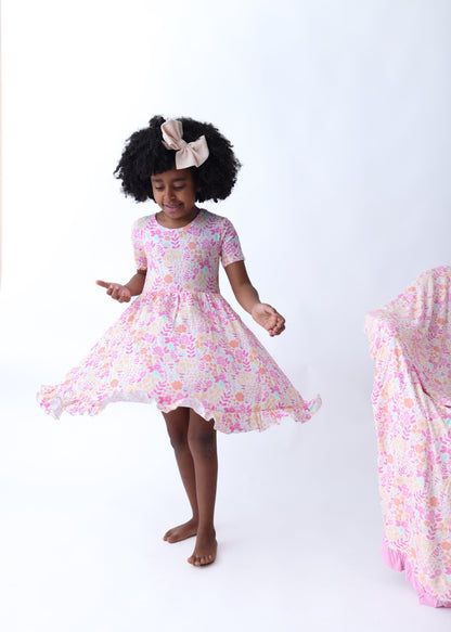 GARDEN TREASURES DREAM RUFFLE DRESS