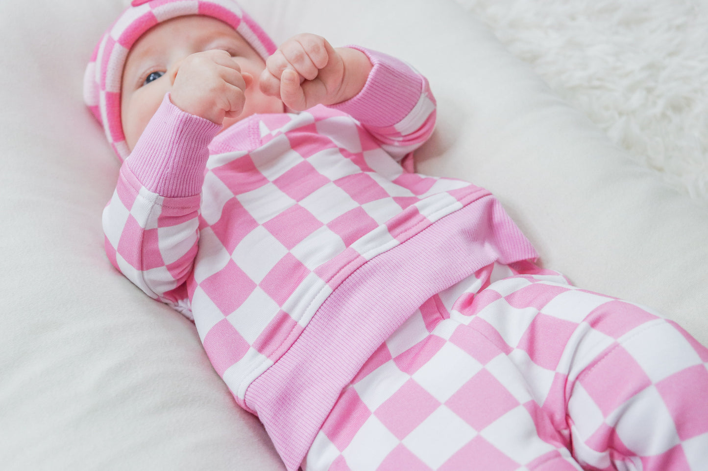 BUBBLEGUM CHECKERS DREAM PULLOVER